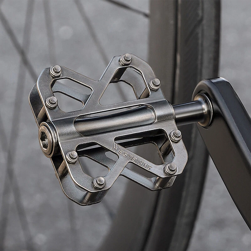 Leicht Alles Titan MTB Straße Radfahren Fahrrad Retro Pedal 3 versiegelte Lager - Bild 1 von 4
