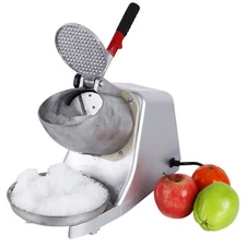 Tabletop Electric Ice Crusher Machine Shaver Shaved Icee Snow Cone Maker 143lbs