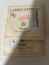 2 Piece Larsen Viola A Strings Ball End G-204