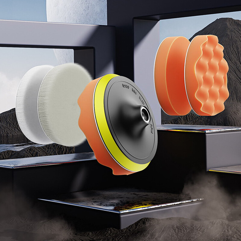 6Pcs/Set Car Sponge Buffing Polishing Pad Kit Car Polishing Sanding