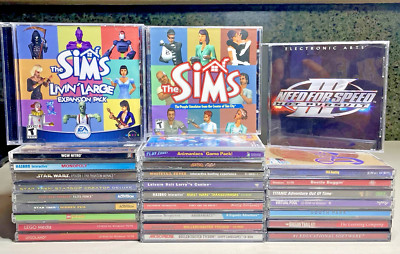 Vintage PC Games lot / Windows 95/98/00s/ Macinstosh compatible 