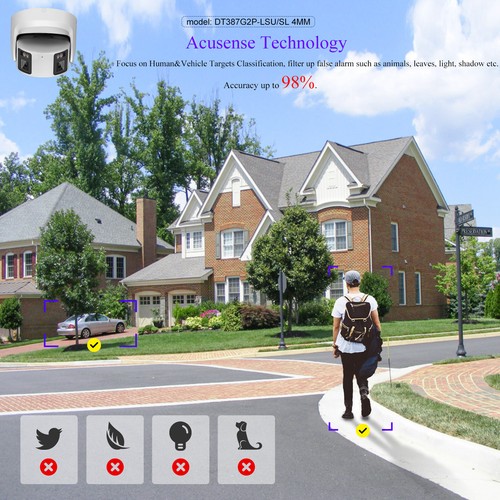 Hikvision 4CH CCTV Security Camera System 4MP ColorVu Panoramic 2Way Audio Alarm - Picture 6 of 22