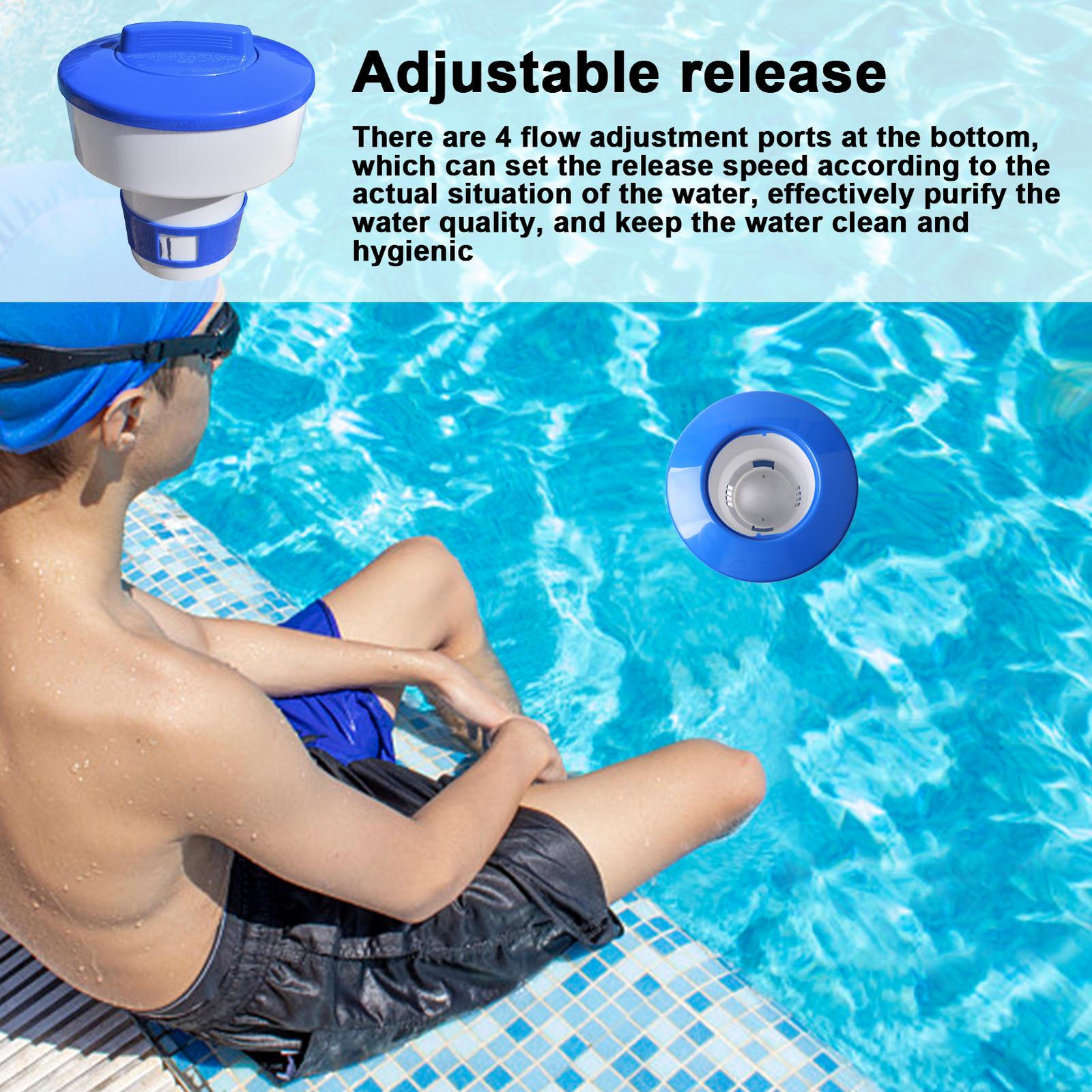 1pcs Pool Chlorine Dispenser，Hot Tub Chlorine Floater Adjustable eBay