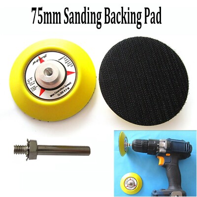 Hook & Loop Schleif und Polierkissen Sander Backing Pad mit 75mm Durchmesser