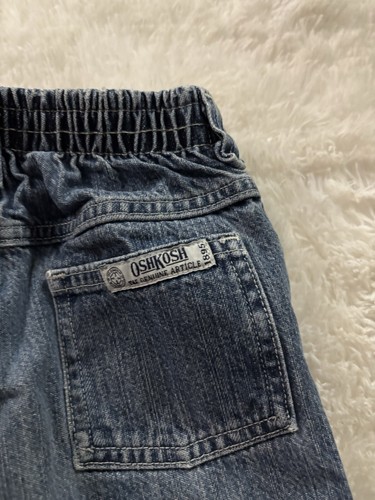 Osh Kosh B'Gosh vintage girls sz. 6 flower cuffed soft waist jeans. Classic - Picture 14 of 15