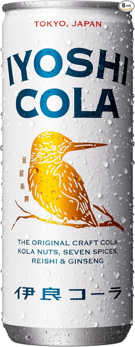 Iyoshicola Kraft Cola can 250ml 6 Cans Cola nut and 7 spices