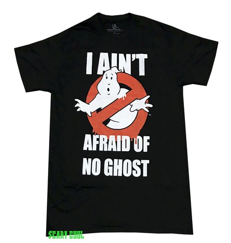 New Ghostbusters I Aint Afraid of No Ghost 1984 Mens Vintage Throwback T-Shirt - Picture 2 of 2