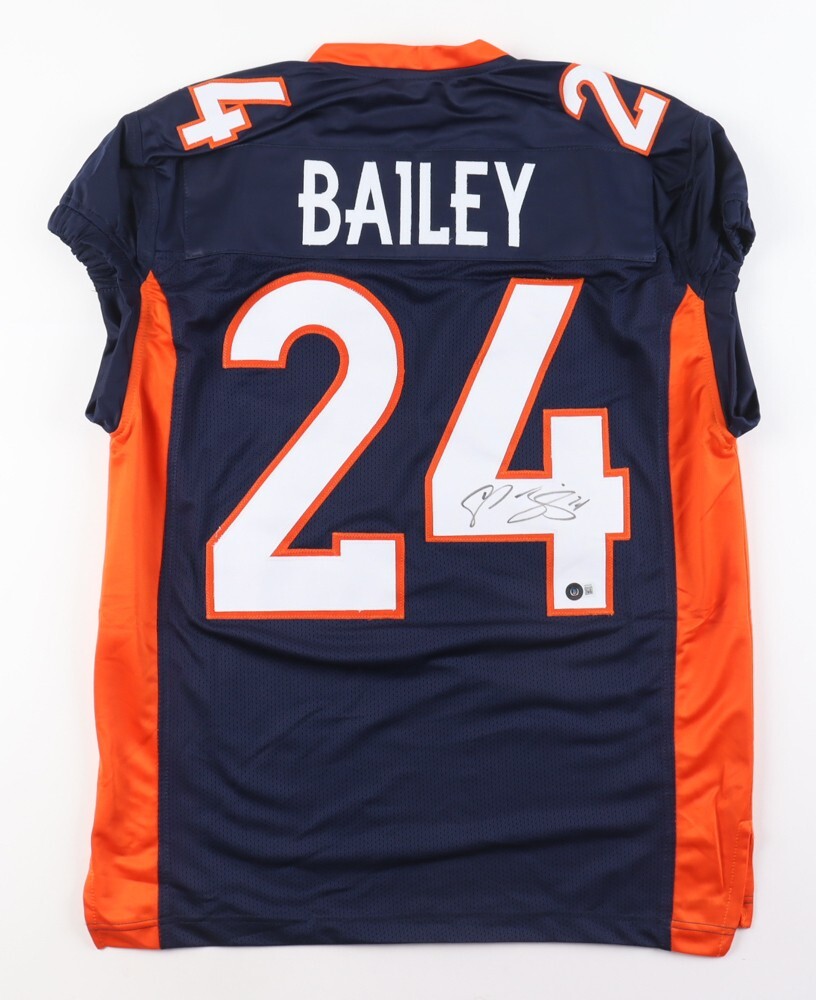 Champ Bailey Autographed Signed Denver Broncos Pro Cut Jersey (Beckett) 12Xpro Bowl Def Back 