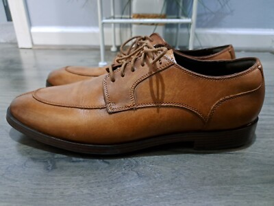 Cole Haan Grand.OS Jay Shoes Mens 9.5 M Brown Leather Derby Dress Apron Comfort COLE HAAN GRAND. OS JAY MENS 10 M LEATHER GRAND CAP OXFORD  main image 4