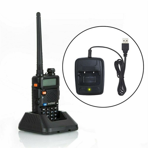 UV-5R VHF UHF Walkie Talkie Dual-Band FM prosciutto radio bidirezionale impermeabile - Foto 11 di 16