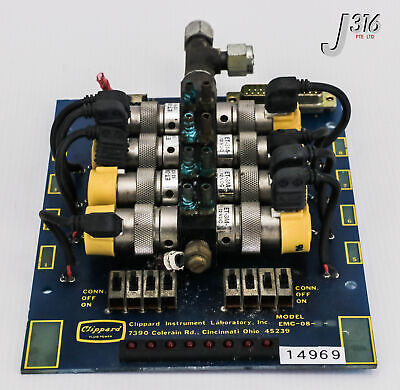 CLIPPARD INSTRUMENT LABORATORY EMC-08 BOARD WITH VALVES CLIPPARD INSTRUMENT LABORATORY EMC-08 BOARD WITH VALVES