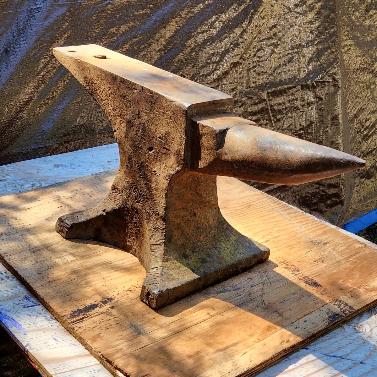 Antique Trenton Blacksmith Anvil 120 lb Early 1900s | eBay