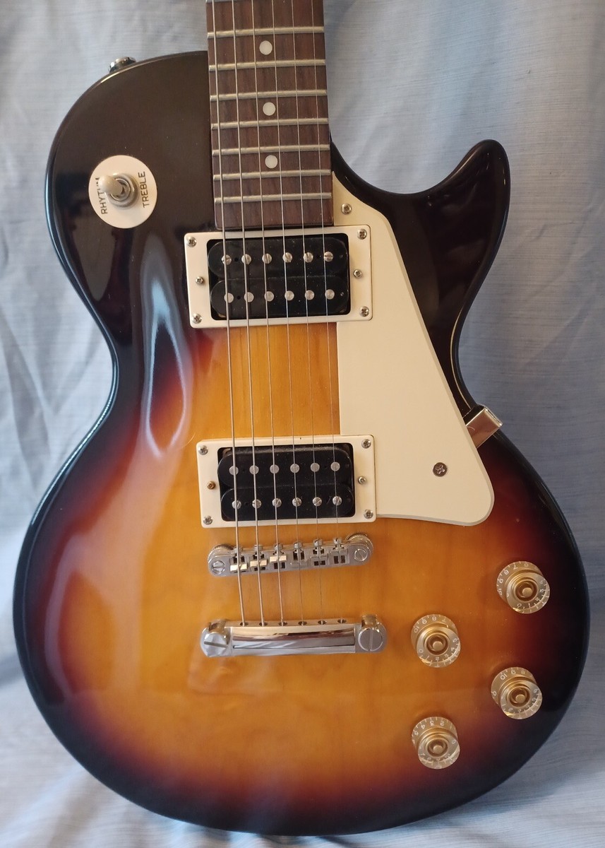 EPIPHONE - LES PAUL 100 Black Sunburst Electric Guitar | eBay