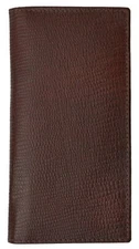 Brand New Hand Crafted Genuine Soft Snake Leather Bifold Checkbook Cover Marshal