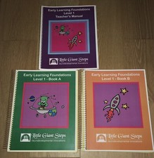 Little Giant Steps Early Learning Foundations Level 1 Books A & B/Teacher Manual