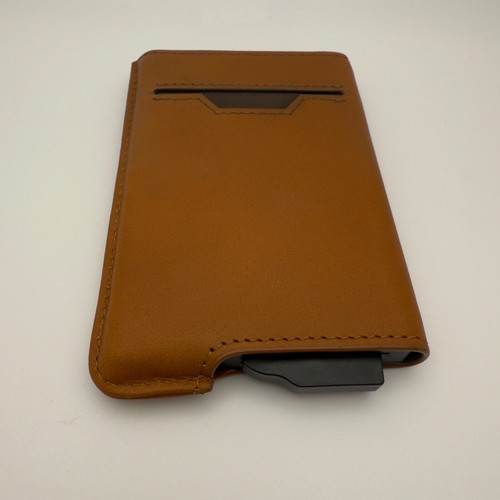 Money Clip Wallet RFID Blocking Card Holder Slim Genuine Leather Metal 2 PC Set - Picture 20 of 40