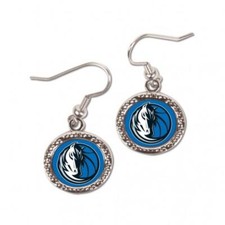 Dallas Mavericks Round Style Earrings NEW NBA Ear Ring Jewelry Post Hoop