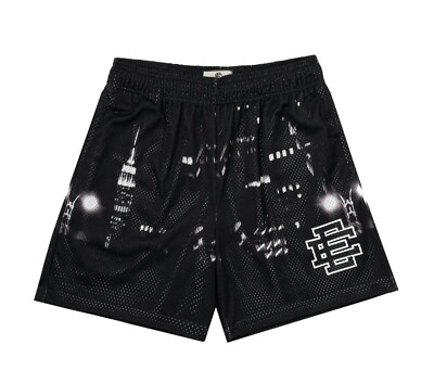 人気★Eric Emanuel EE ショーツ Skyline 黒 白 スカイライン Authentic Eric Emanuel shorts: Black Skyline (Brand New) | eBay