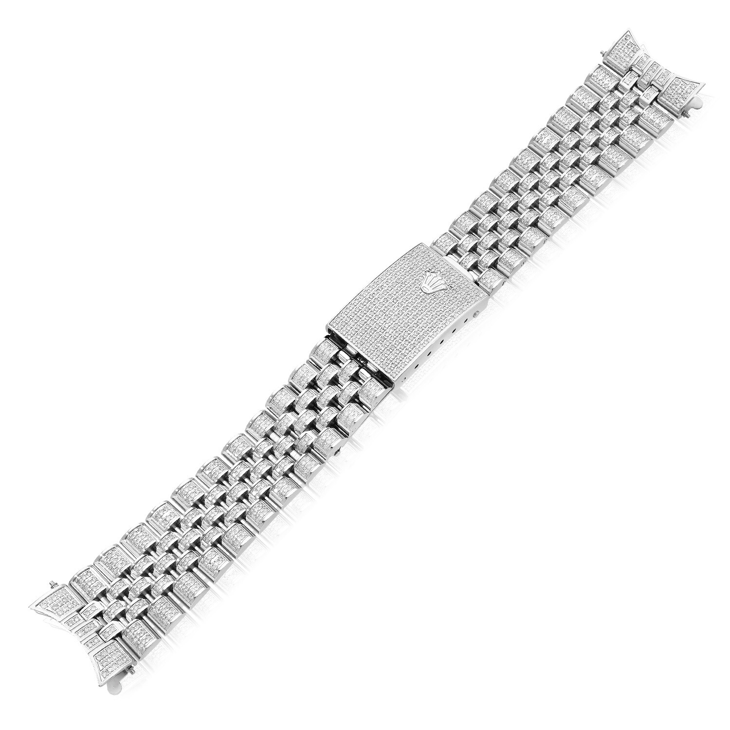 Rolex Datejust Custom 4.5CTW Natural Diamond Jubilee 36mm Watch Band eBay