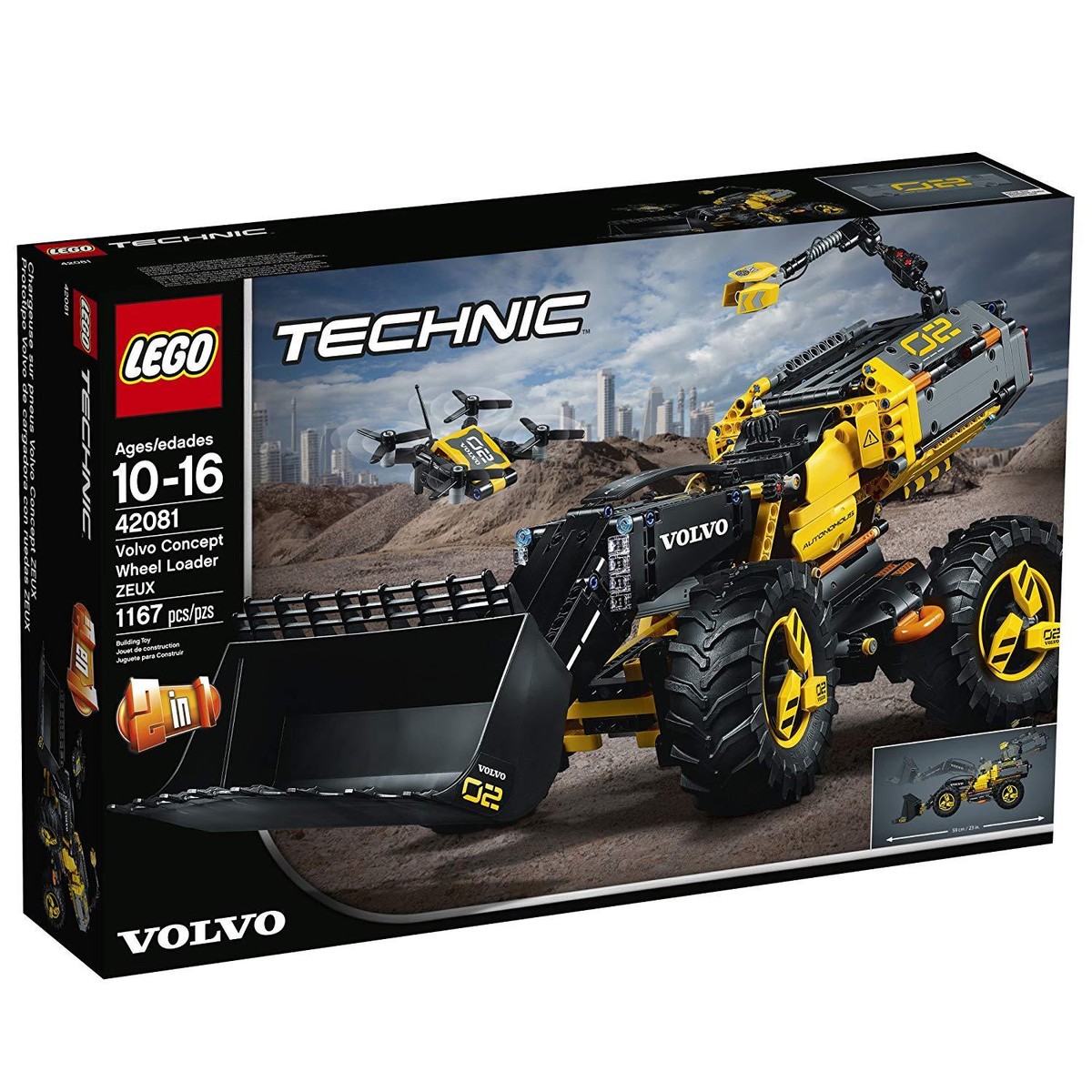 NEW Sealed! Lego Technic Volvo Concept Wheel Loader ZEUX (42081