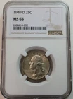 1949-D Washington 25c Quarter NGC MS65 #6588414-032