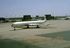 Mexicana DH.106 Comet 4C XA-NAT at ORD June 1965 8"x12" Color Print JS