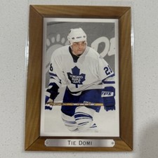 2003-04 Upper Deck Bee Hive Tie Domi #180 Toronto Maple Leafs