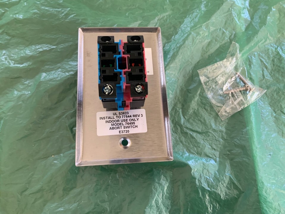 TYCO 76495 Auto Pulse Fire Suppression System Abort Switch | eBay
