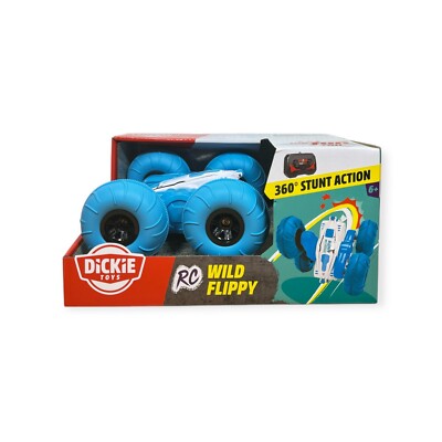 Dickie Toys RC Auto Wild Flippy Blau  Ferngesteuertes Spielzeug-Auto für Kinder