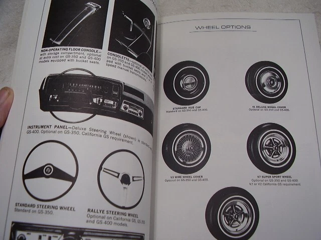 Buick GS350 GS400 1969 Skylark hechos y características manual envío gratuito Foto 3 de 4