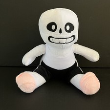 UNDERTALE ANIME SANS PLUSH STUFFED CHARACTER ANIMAL 8" SITTING SKELETON 2016 TOY