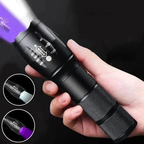 Super Bright LED UV Flashlight Torch Ultra Violet 395nm Blacklight Light Lamp US - Picture 9 of 18