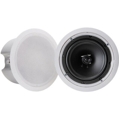 Pyle Ceiling Wall Mount Enclosed Speaker - 250 Watt Stereo In-wall / In-ceiling