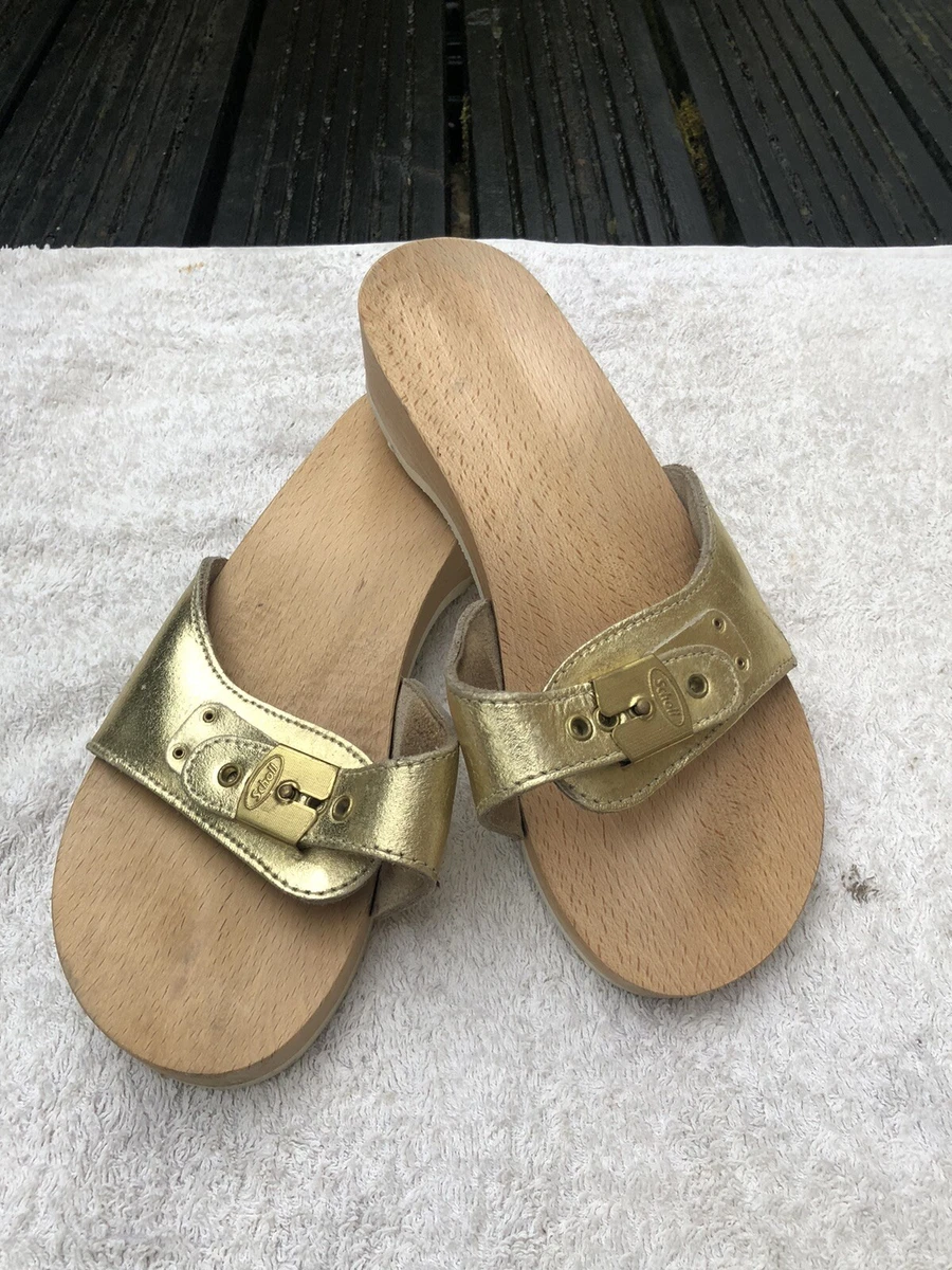 Scholl Exercise Sandals Size 5 38 Scholl Pescura Gold