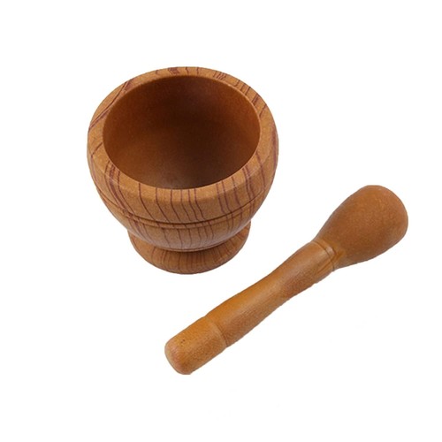 Mortar and Pestle Set Guacamole Bowl Molcajete Grinder Garlic Spices Herbs Re... - Bild 1 von 7