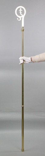 Surprised Price NEW Brass Bishop Crosier - pastoral staff - Height 65 " G-47 - Picture 2 of 8