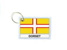 Keychain Double-Sided Flag United Kingdom Dorset