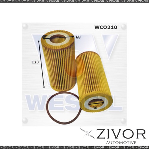 COOPER Oil Filter For Audi Q7 3.0L V6 TDi 08/15on WCO210 *By Zivor