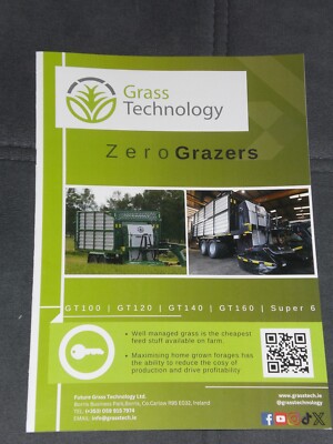 GRASS TECHNOLOGY Zero Grazers Mower Loader Brochure in English (25170)