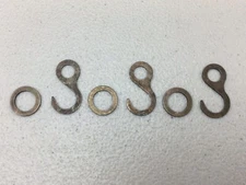 3 Hooks and 3 Rings ANTIQUE FINISH COLOR for 8 DAYS Cuckoo Clock Chains ( NEW )