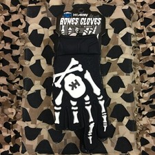 New SMALL HK Army Bones Paintball Gloves - Black/White New SMALL HK Army Bones Paintball Gloves - Black/White - Image 1