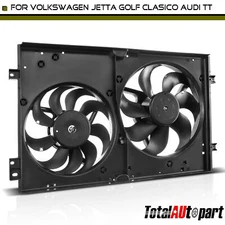Radiator Cooling Fan Assembly w/ Motor for Audi TT Quattro VW Jetta Golf Clasico