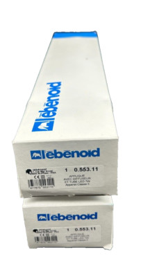 LEBENOID 1 0.553.11 APPLIQUE AVEC DIFFUSEUR ET TUBE LED 7W 445 x 64 X 90 mm x2pc