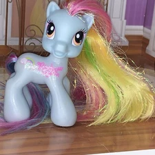My Little Pony G3.5 - Rainbow Dash - 2009 Sparkly Rainbow Dash - Glitter Name