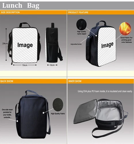 Ninja Kidz Backpack Shoulder Bags Pencil Box Case 3pcs/Set Backpack BookBag - Picture 3 of 16