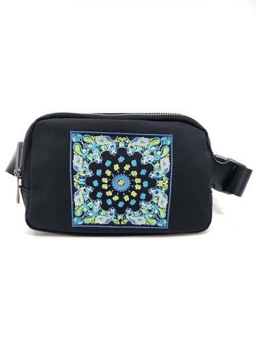 HZ-4345 Paisley Pattern Embroidered Nylon Fanny Pack Belt Bag - 第 9/13 張圖片