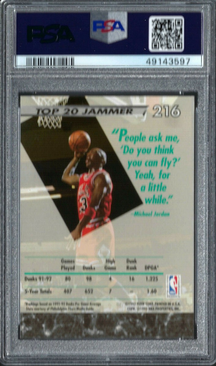 マイケル・ジョーダン25枚限定Lastナンバー  Michael Jordan ジョーダンの名作カードに5100万円！ 日本からのPSA4が驚きの