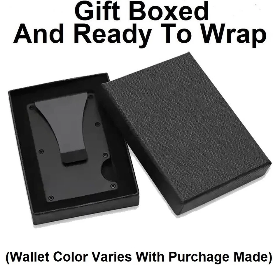 Arizona State Sun Devils Engraved Titanium Black RFID Blocking Wallet Gift D7 - Image 4 of 4