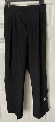 DRYJOYS by Footjoy Water Resistant Pullover Golf Pants - Mens Size Large - Black