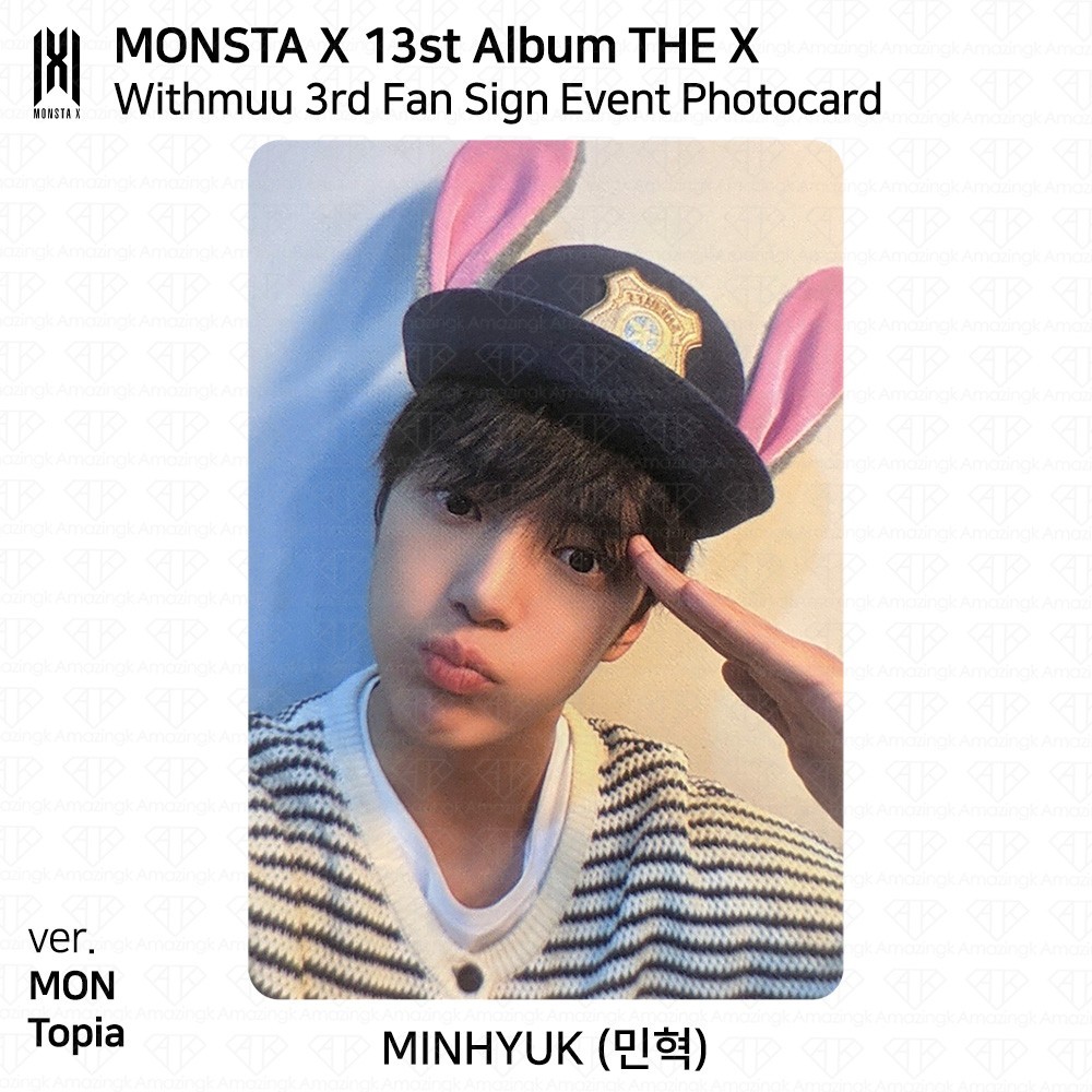 MONSTA X The 13th Mini Album THE X Withmuu 3rd Fan Sign Event